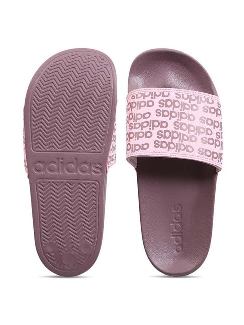 Adidas Women&#039;s SPRIGHT Pink Slides - View 4