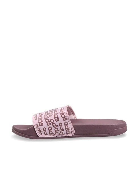 Adidas Women&#039;s SPRIGHT Pink Slides - View 5