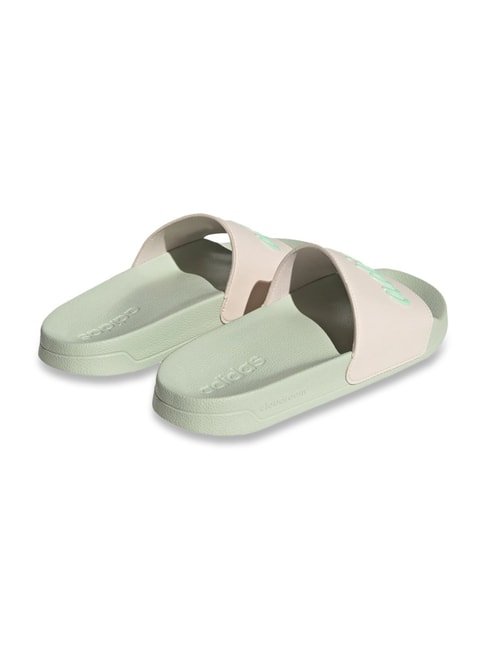 Adidas Women&#039;s ADILETTE SHOWER Pink Slides - View 2