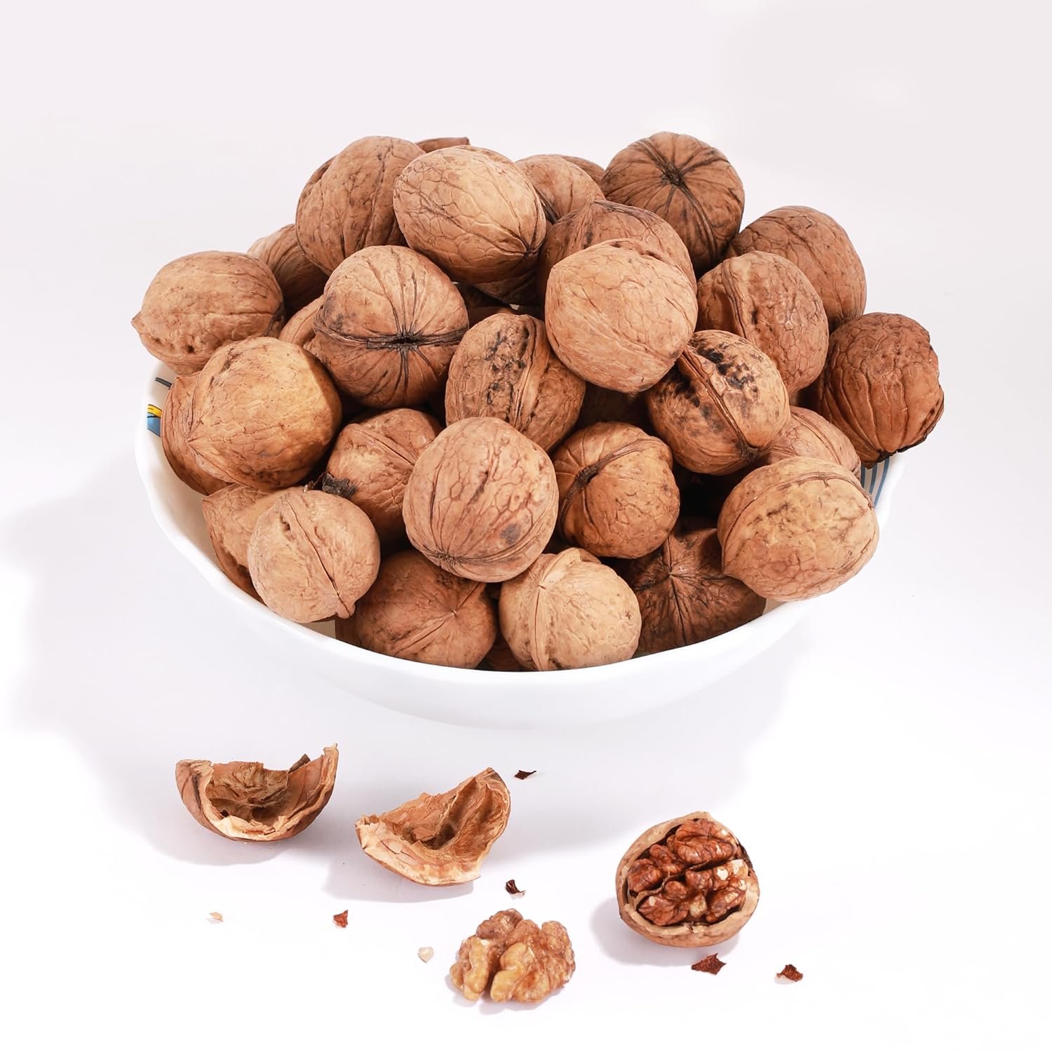 Kashmir Walnuts with Shell – 1kg | Fresh, Natural & Unprocessed Dry Fruits | Rich in Omega-3 | Boosts Brain & Heart Health
