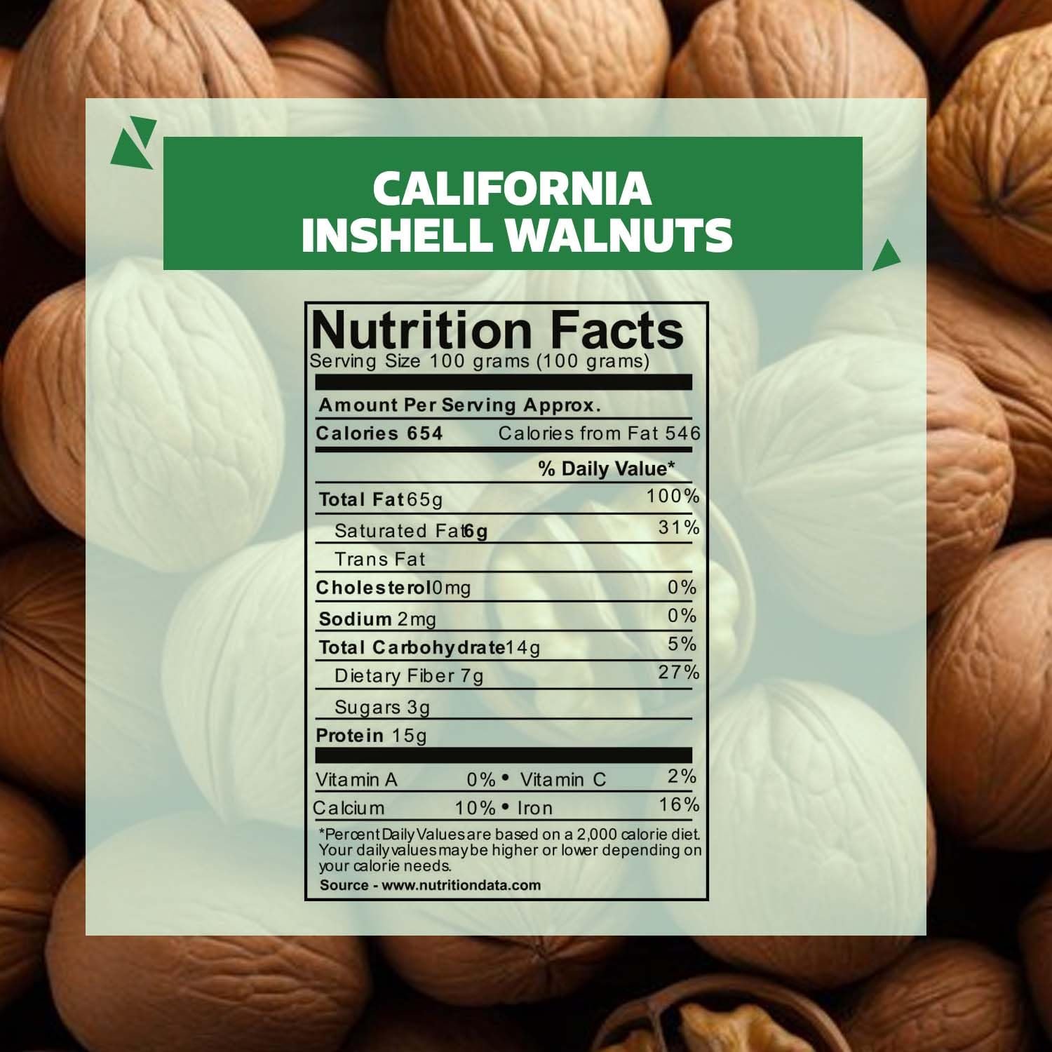 Kashmir Walnuts with Shell – 1kg | Fresh, Natural & Unprocessed Dry Fruits | Rich in Omega-3 | Boosts Brain & Heart Health - View 9