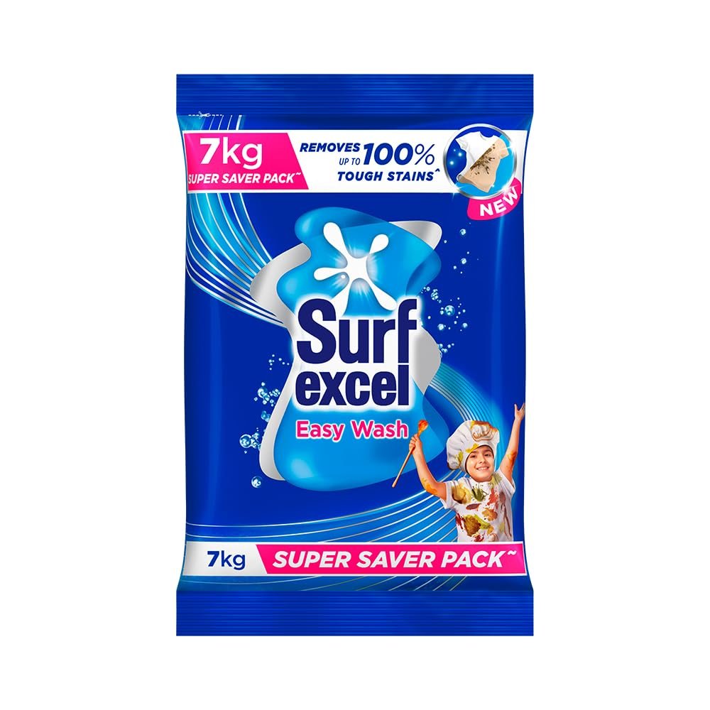 7 kg Surf Excel Easy Wash Detergent Powder | Superfine Washing Powder | Dissolves Easily & Removes Tough Stains | Suitable for all Washing Machines