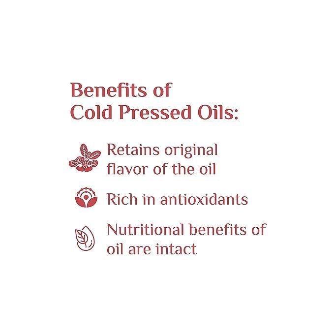 Gulab Cold Pressed Groundnut Oil - 5 Litre | Peanut Oil | Sing Tel | Kolhu/Kachhi Ghani/Chekku/Wood Pressed | Natural Cooking Oil | Chemical Free - View 2