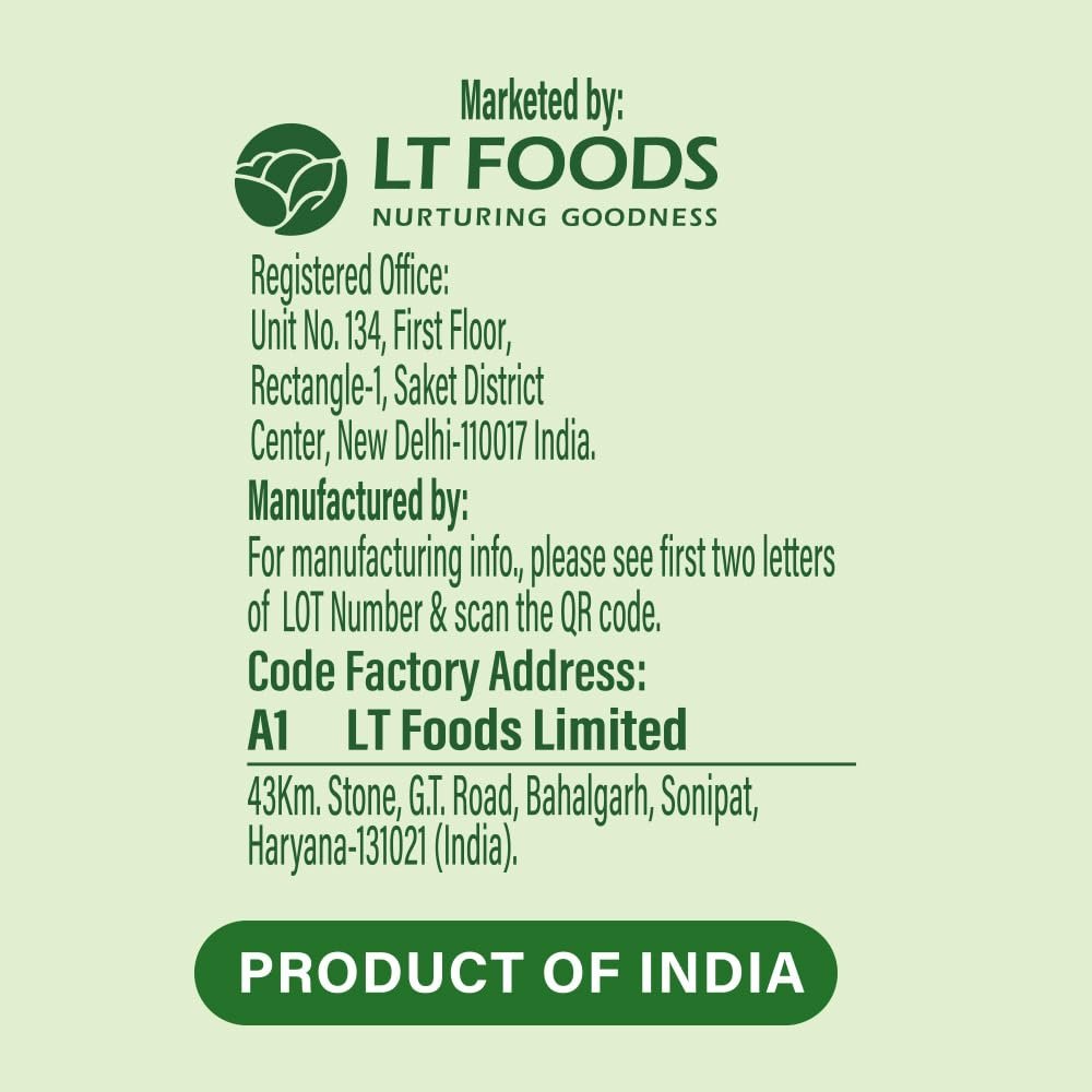 5 Kg Daawat Biryani Basmati Rice | World s Longest Rice Grain expands 24mm* | Tasty, Non-sticky &amp; Rich Aroma |Naturally Aged - View 2