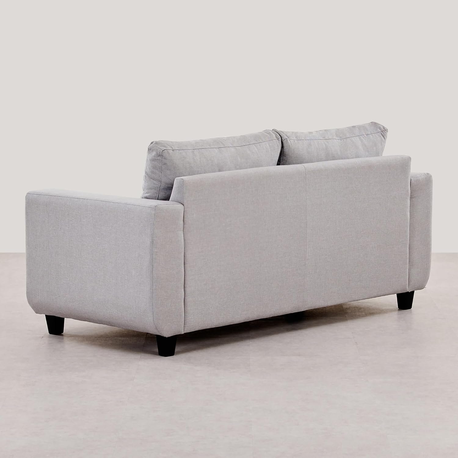 Home Centre 3 Seater Berry Fabric Sofa|Fabric Sofa for Living Room|(Grey)|2 Year Warranty - View 5